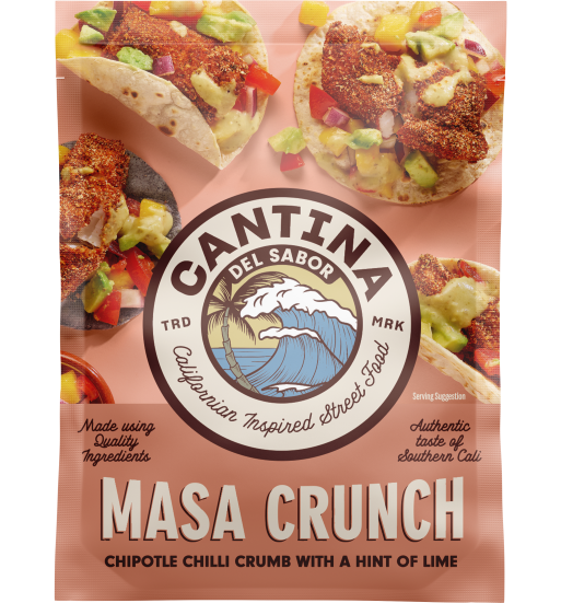 Cantina masa crunch chipotle chilli crumb with a hint of lime