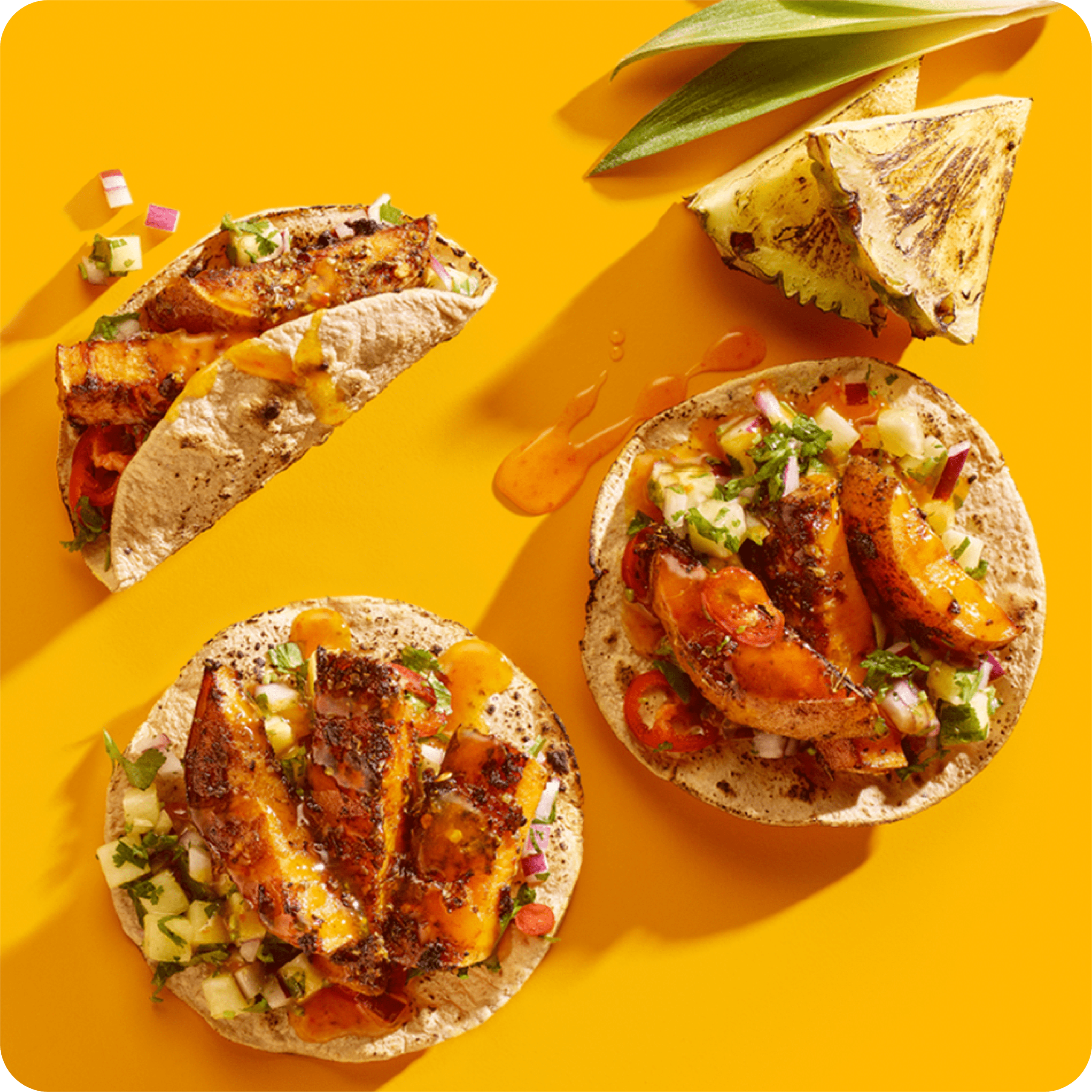 Sweet Potato Crispy Carnitas Tacos - Cantina Del Sabor